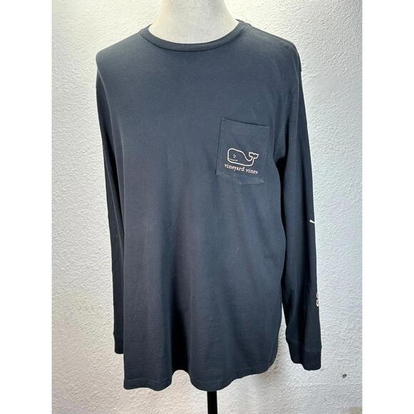 Vineyard Vines Men's Large Whale Logo Pocket T-Shirt - Picture 1 of 10